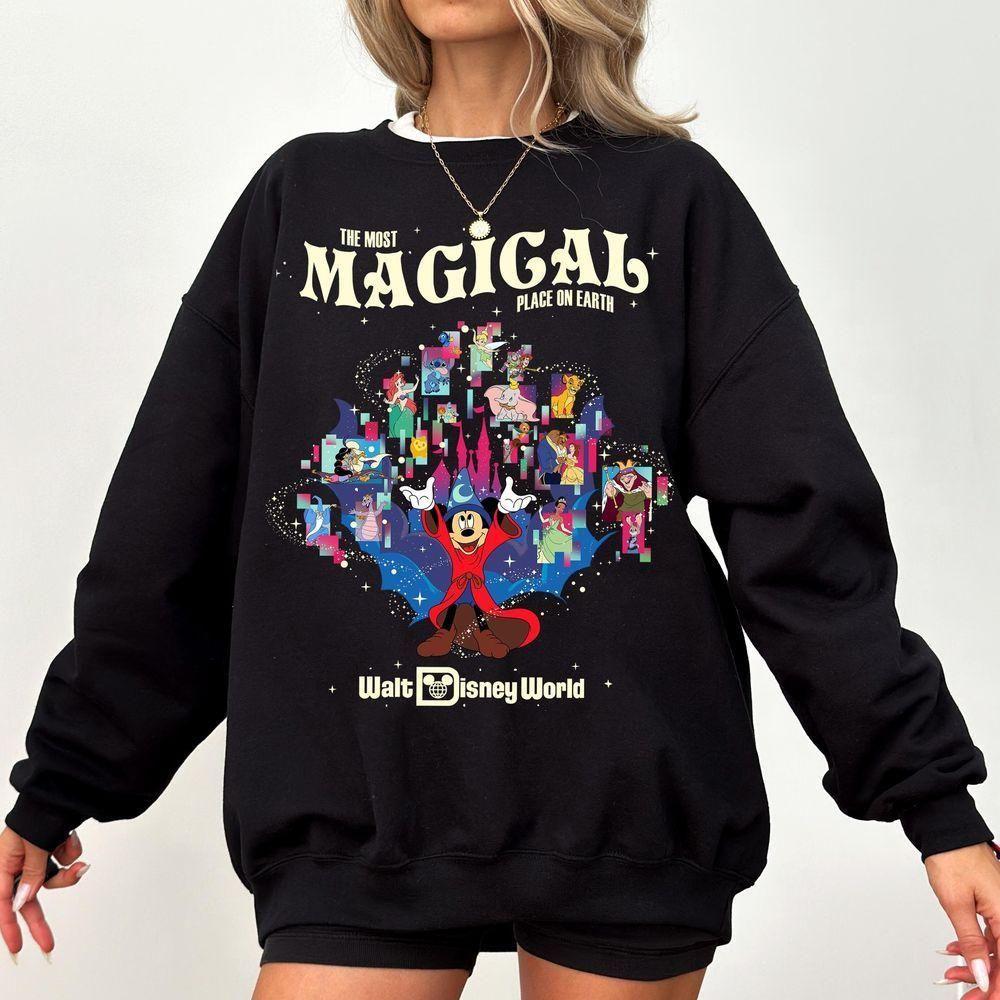 Walt Disney World Sorcerer Mickey The Most Magical Place On Earth Vuitino Shirt Walt Disney World Sorcerer Mickey The Most Magical Place On Earth Vuitino Shirt